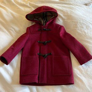 Burberry Kids 100% Wool Coat - 2T